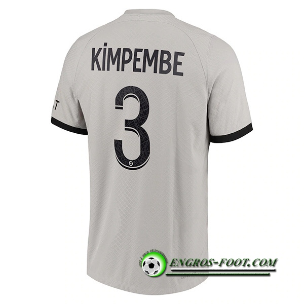 Maillot de Foot PSG (KIMPEMBE #3) 2022/23 Exterieur