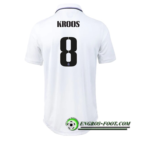 Maillot de Foot Real Madrid (KROOS #8) 2022/23 Domicile