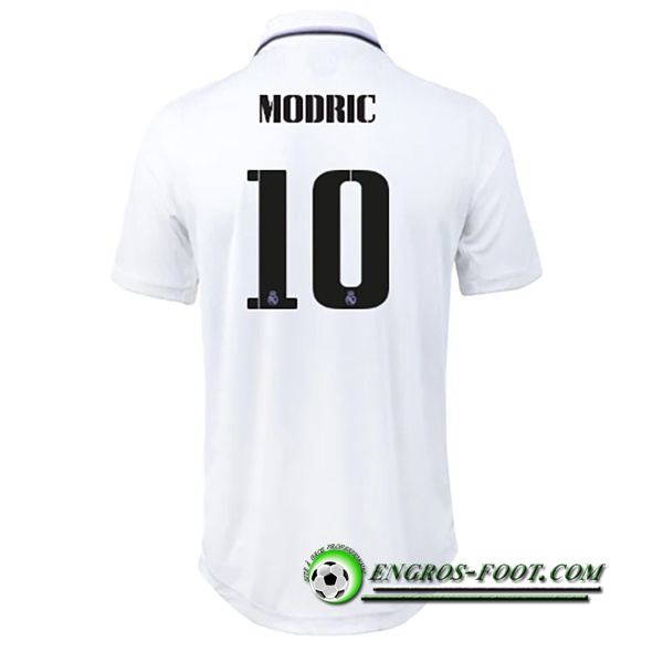 Maillot de Foot Real Madrid (MODRIC #10) 2022/23 Domicile