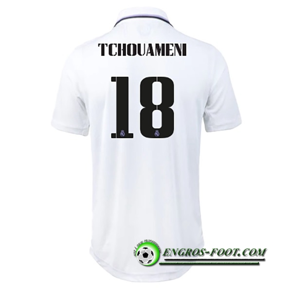 Maillot de Foot Real Madrid (TCHOUAMENI #18) 2022/23 Domicile