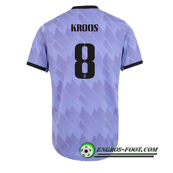 Maillot de Foot Real Madrid (KROOS #8) 2022/23 Exterieur