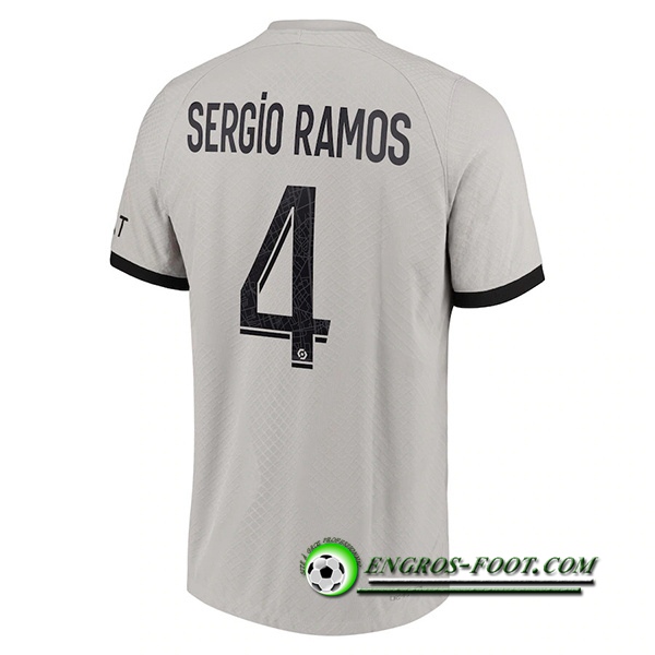 Maillot de Foot PSG (SERGIO RAMOS #4) 2022/23 Exterieur