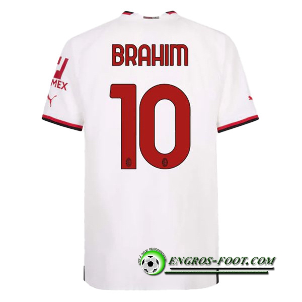 Maillot de Foot Milan AC (BRAHIM #10) 2022/23 Exterieur