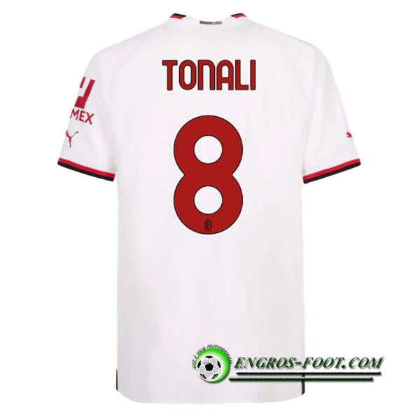 Maillot de Foot Milan AC (TONALI #8) 2022/23 Exterieur