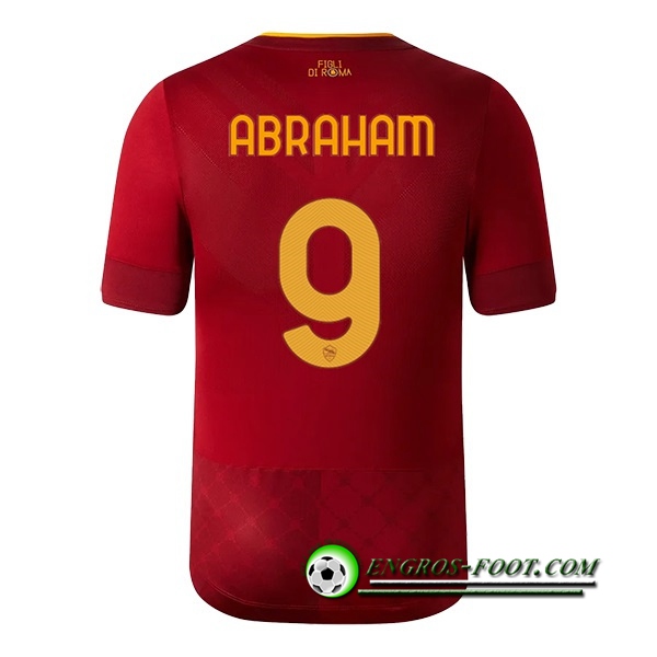 Maillot de Foot As Rome (ABRAHAM #9) 2022/23 Domicile