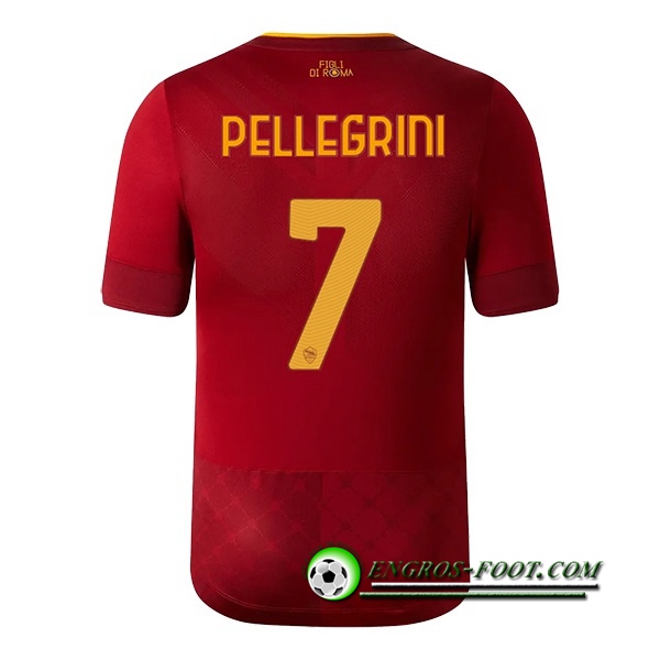 Maillot de Foot As Rome (PELLEGRINI #7) 2022/23 Domicile