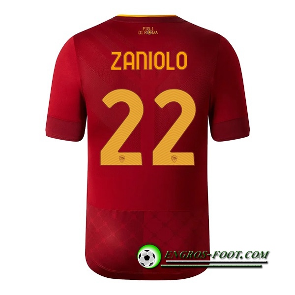 Maillot de Foot As Rome (ZANIOLO #22) 2022/23 Domicile