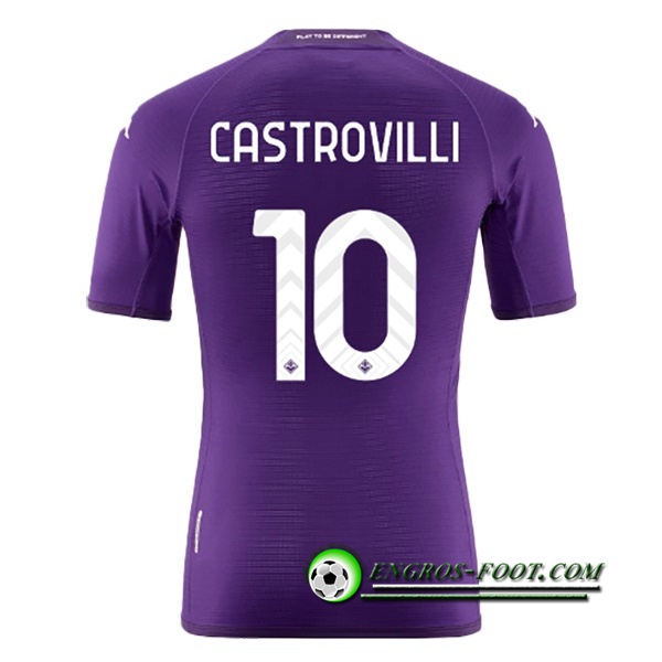 Maillot de Foot ACF Fiorentina (CASTROVILLI #10) 2022/23 Domicile