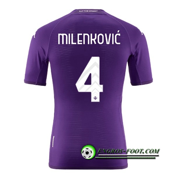 Maillot de Foot ACF Fiorentina (MILENKOVIĆ #4) 2022/23 Domicile