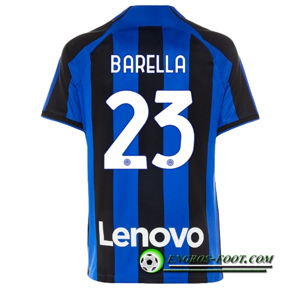 Maillot de Foot Inter Milan (BARELLA #23) 2022/23 Domicile