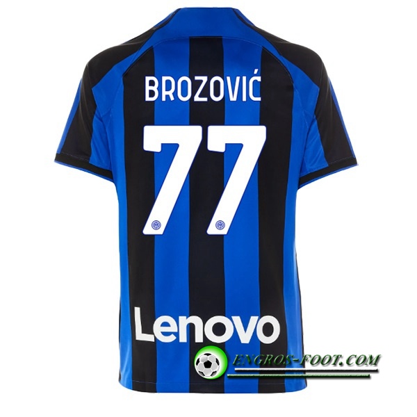 Maillot de Foot Inter Milan (BROZOVIĆ #77) 2022/23 Domicile