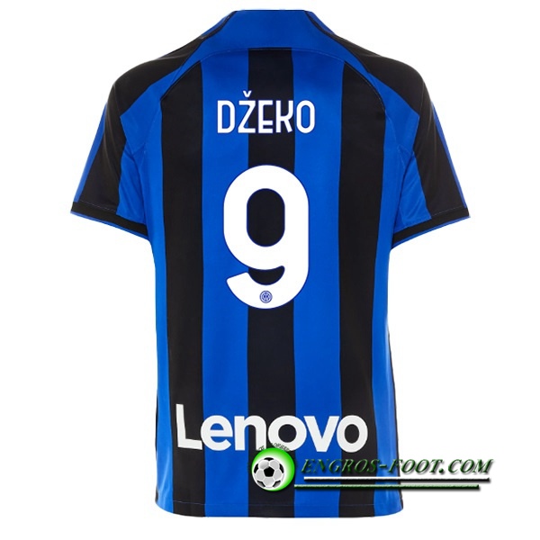 Maillot de Foot Inter Milan (DŽEKO #9) 2022/23 Domicile