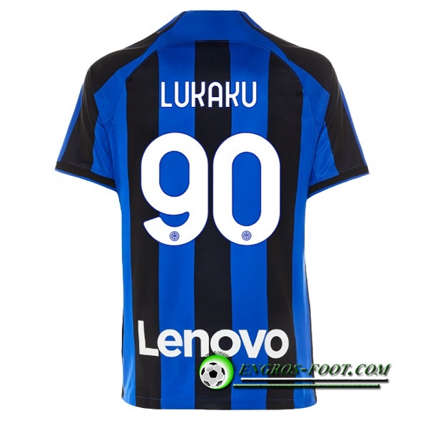 Maillot de Foot Inter Milan (LUKAKU #90) 2022/23 Domicile