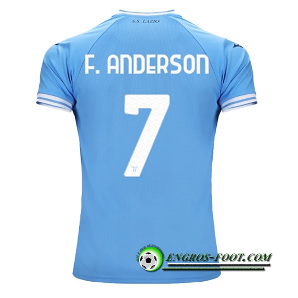 Maillot de Foot SS Lazio (F.ANDERSON #7) 2022/23 Domicile