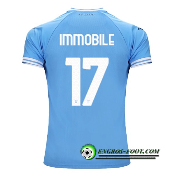 Maillot de Foot SS Lazio (IMMOBILE #17) 2022/23 Domicile