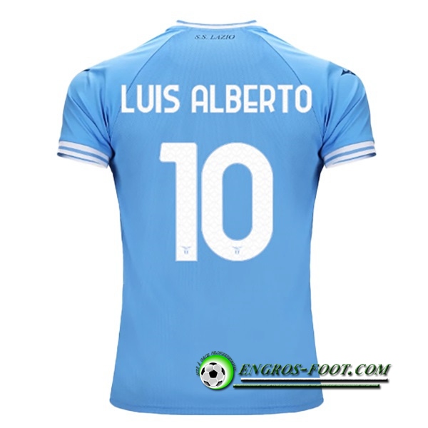 Maillot de Foot SS Lazio (LUIS ALBERTO #10) 2022/23 Domicile