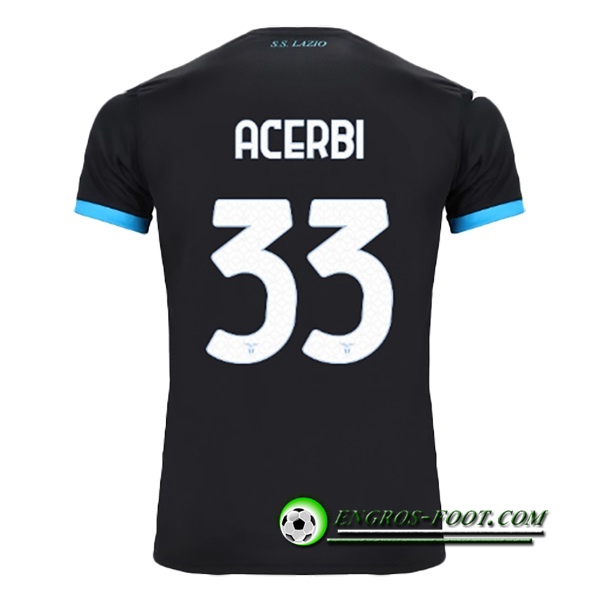 Maillot de Foot SS Lazio (ACERBI #33) 2022/23 Exterieur