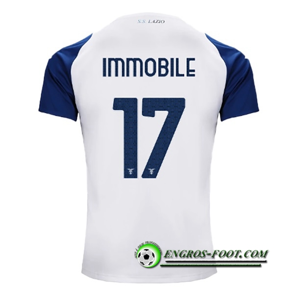 Maillot de Foot SS Lazio (IMMOBILE #17) 2022/23 Third