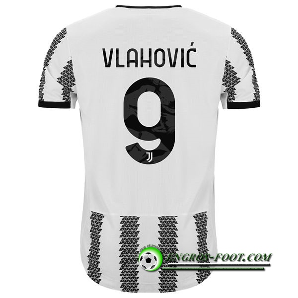 Maillot de Foot Juventus (VLAHOVIĆ #9) 2022/23 Domicile