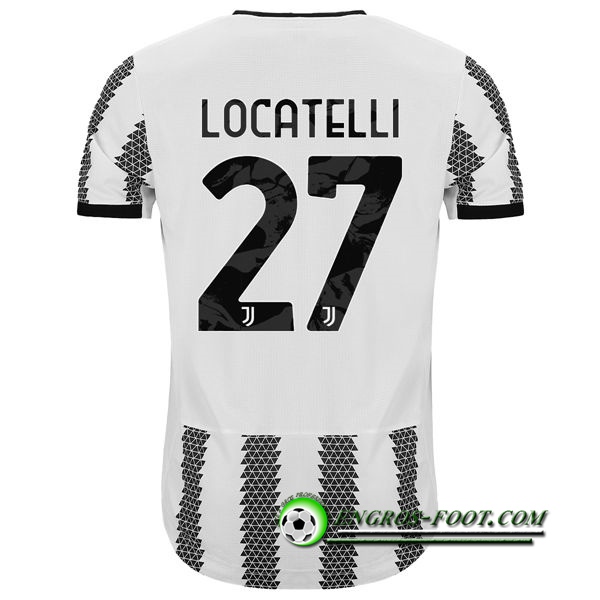 Maillot de Foot Juventus (LOCATELLI #27) 2022/23 Domicile