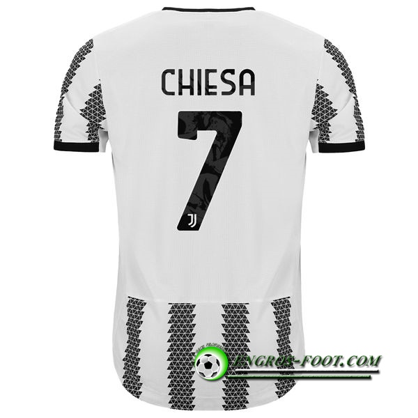 Maillot de Foot Juventus (CHIESA #7) 2022/23 Domicile