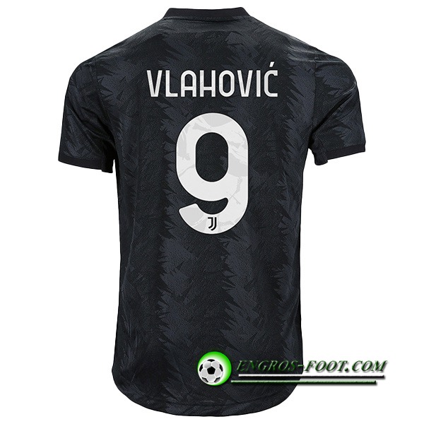 Maillot de Foot Juventus (VLAHOVIĆ #9) 2022/23 Exterieur