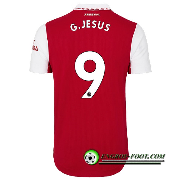 Maillot de Foot Arsenal (G.JESUS #9) 2022/23 Domicile