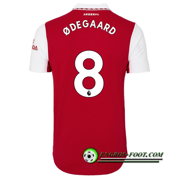 Maillot de Foot Arsenal (ODEGAARD #8) 2022/23 Domicile