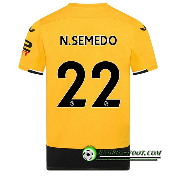 Maillot de Foot Wolves (N.SEMEDO #22) 2022/23 Domicile