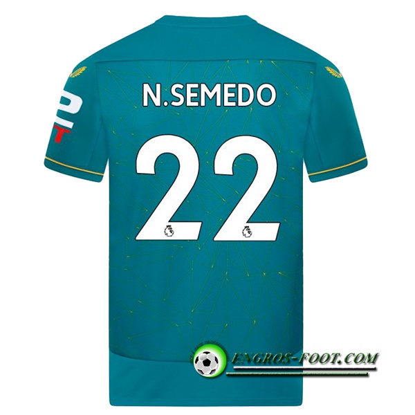 Maillot de Foot Wolves (N.SEMEDO #22) 2022/23 Exterieur