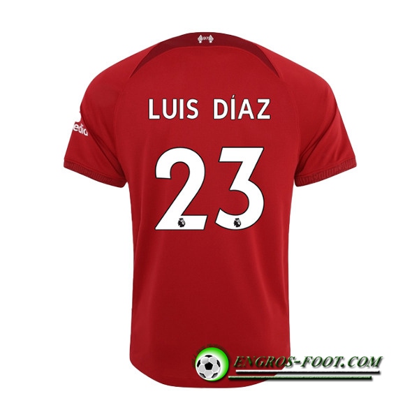 Maillot de Foot Liverpool (LUIS DIAZ #23) 2022/23 Domicile