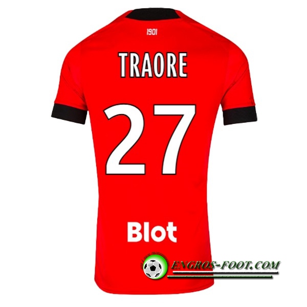 Maillot de Foot Stade Rennais (TRAORE #27) 2022/23 Domicile