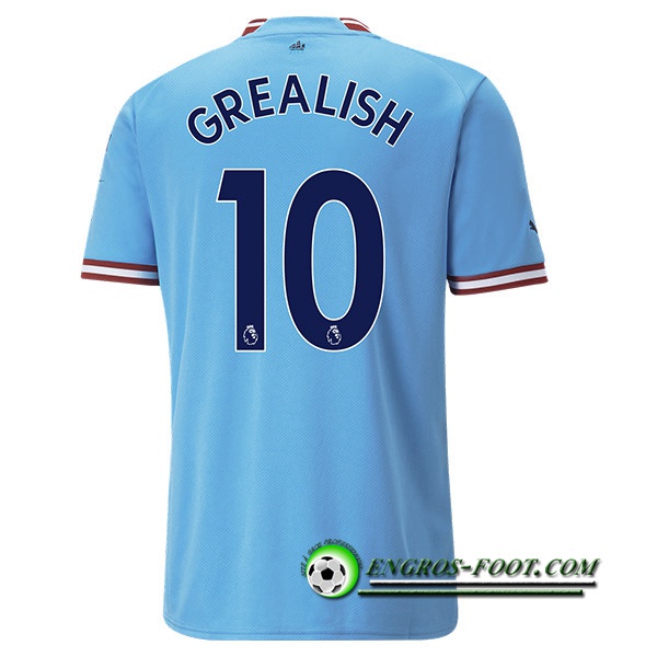 Maillot de Foot Manchester City (GREALISH #10) 2022/23 Domicile