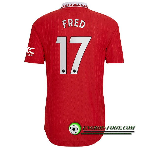 Maillot de Foot Manchester United (FRED #17) 2022/23 Domicile