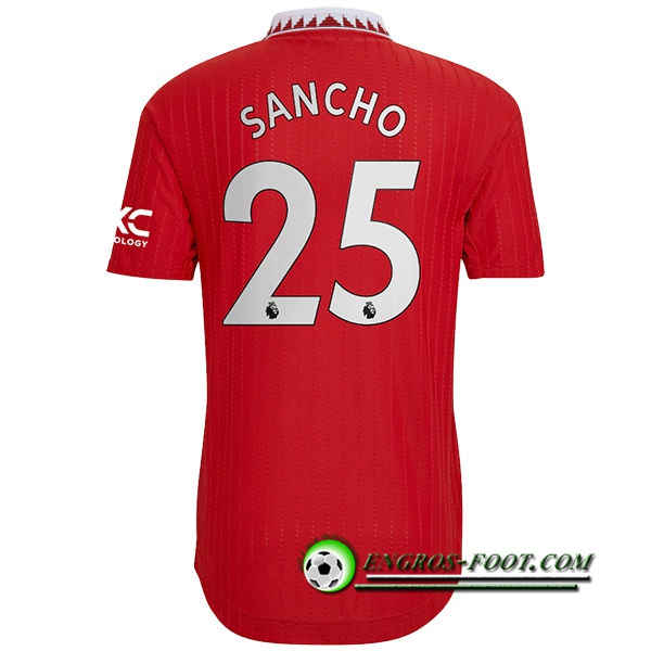 Maillot de Foot Manchester United (SANCHO #25) 2022/23 Domicile