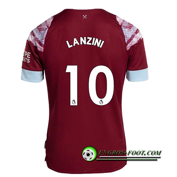 Maillot de Foot West Ham (LANZINI #10) 2022/23 Domicile