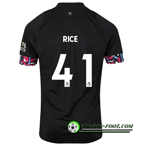 Maillot de Foot West Ham (RICE #41) 2022/23 Exterieur