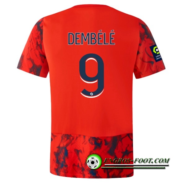 Maillot de Foot Lyon (DEMBÉLÉ #9) 2022/23 Exterieur