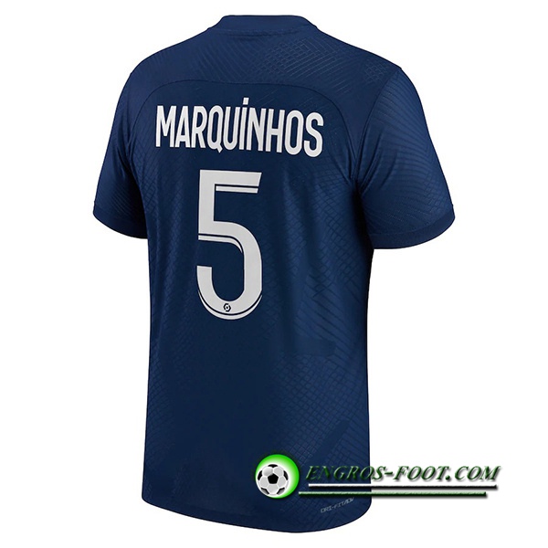 Maillot de Foot PSG (MARQUINHOS #5) 2022/23 Domicile