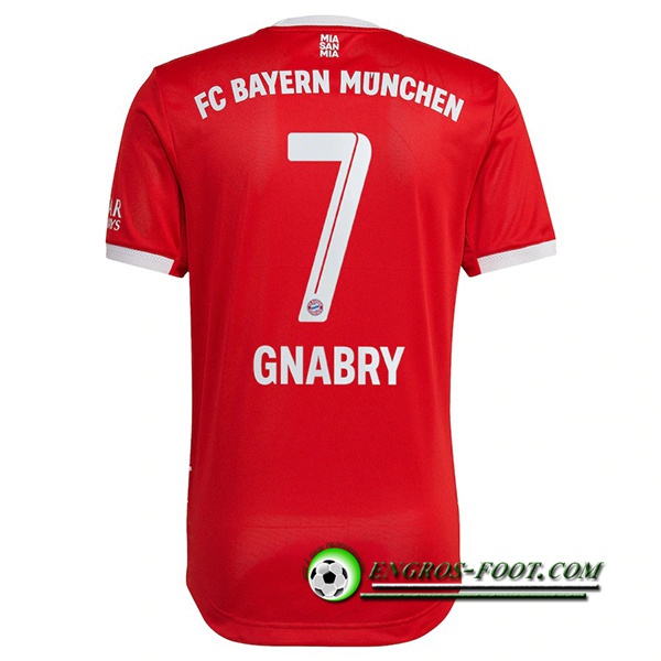 Maillot de Foot Bayern Munich (GNABRY #7) 2022/23 Domicile