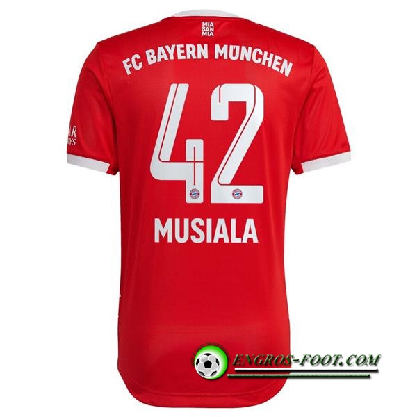 Maillot de Foot Bayern Munich (MUSIALA #42) 2022/23 Domicile