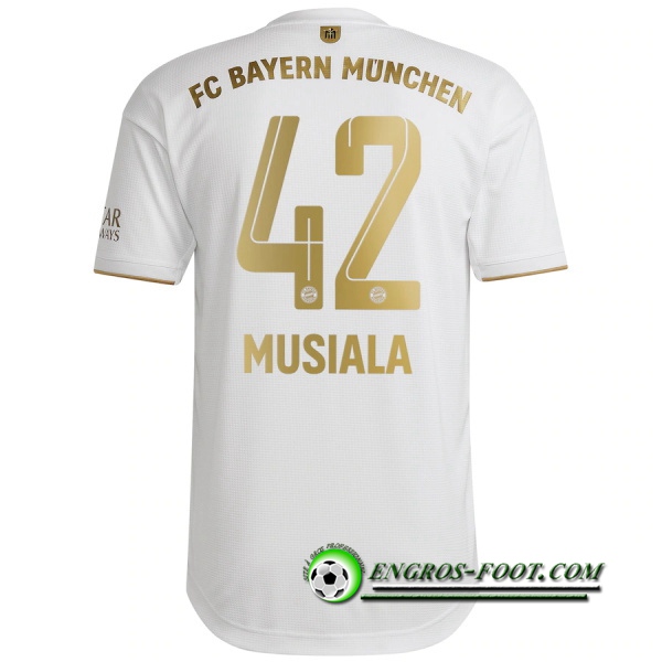 Maillot de Foot Bayern Munich (MUSIALA #42) 2022/23 Exterieur