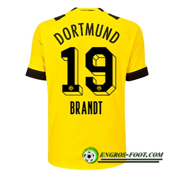 Maillot de Foot Dortmund BVB (BRANDT #19) 2022/23 Domicile