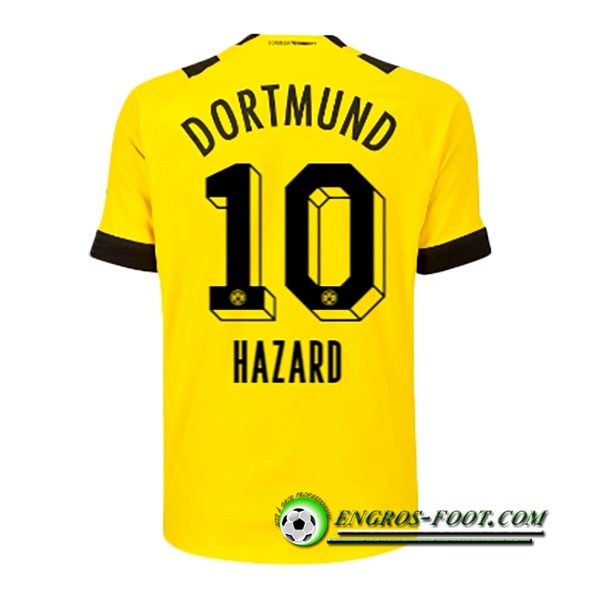 Maillot de Foot Dortmund BVB (HAZARD #10) 2022/23 Domicile