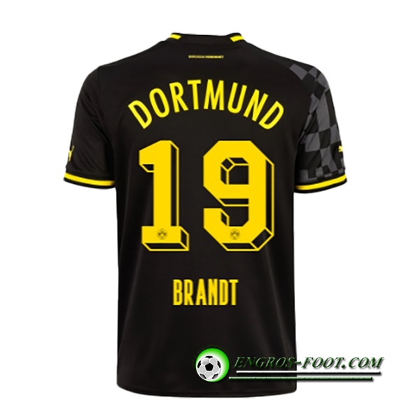 Maillot de Foot Dortmund BVB (BRANDT #19) 2022/23 Exterieur