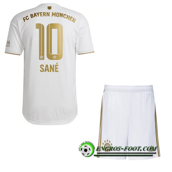 Maillot de Foot Bayern Munich (SANÉ #10) Enfants Exterieur 2022/23