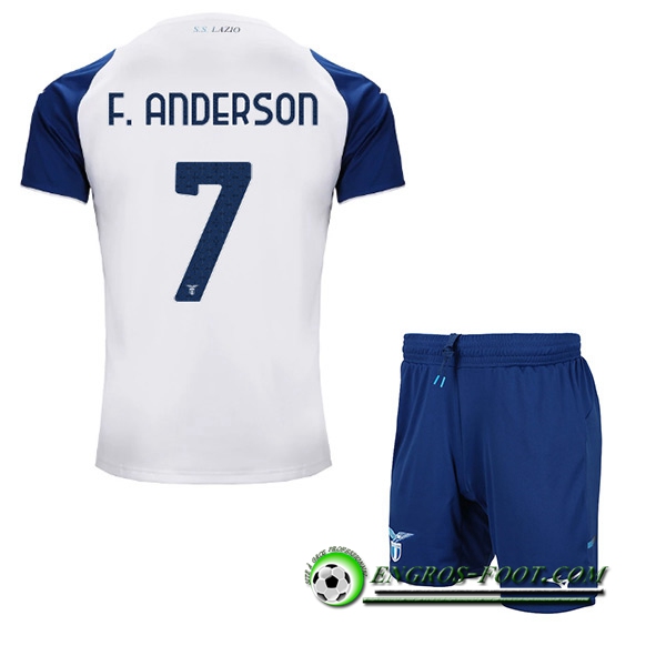 Maillot de Foot SS Lazio (F.ANDERSON #7) Enfants Third 2022/23