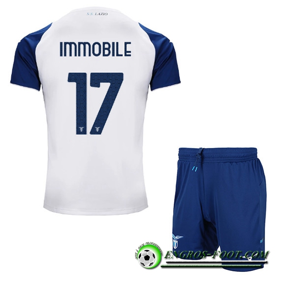 Maillot de Foot SS Lazio (IMMOBILE #17) Enfants Third 2022/23