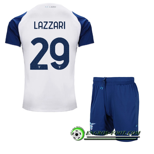 Maillot de Foot SS Lazio (LAZZARI #29) Enfants Third 2022/23