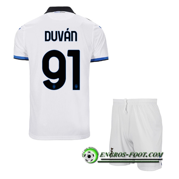 Maillot de Foot Atalanta (DUVÁN #91) Enfants Exterieur 2022/23